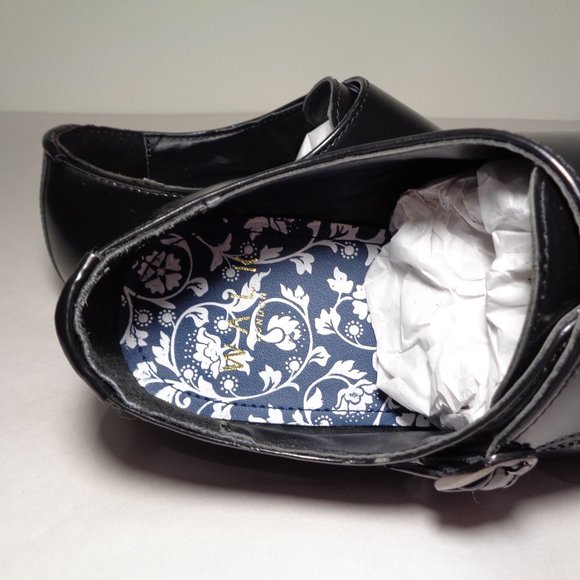 WALK London Size 11 LUCA Black New Monk Shoes - Picture 12 of 14